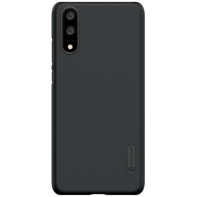 Nillkin Frosted Shield Huawei P20 juodas plastikinis dėklas / Priedai.lt