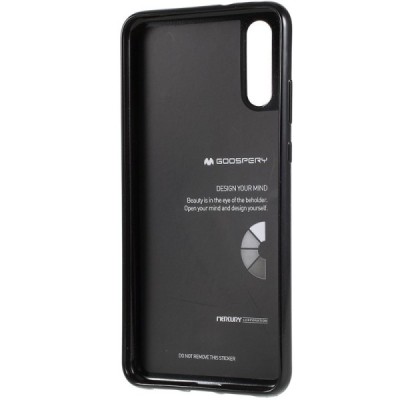 Huawei P20 juodas Mercury kieto silikono (TPU) dėklas - nugarėlė / Priedai.lt