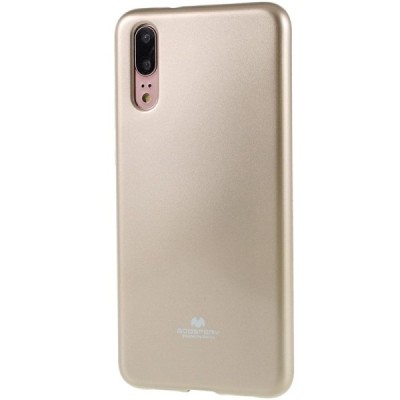 Huawei P20 auksinis Mercury kieto silikono (TPU) dėklas - nugarėlė / Priedai.lt