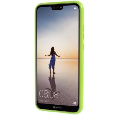 Huawei P20 Lite (Nova 3e) žalias Mercury kieto silikono (TPU) dėklas - nugarėlė / Priedai.lt