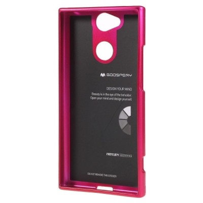 Sony Xperia XA2 (XA2 Dual) Mercury tamsiai rožinis kieto silikono tpu dėklas - nugarėlė / Priedai.lt