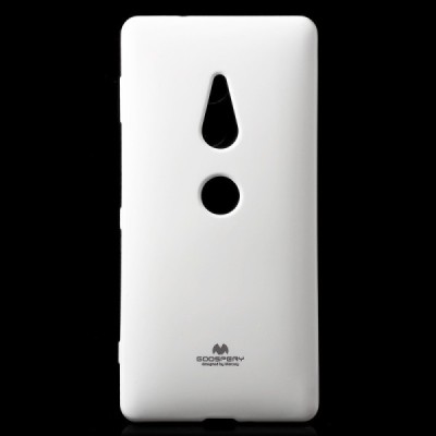 Sony Xperia XZ2 Mercury baltas kieto silikono TPU dėklas - nugarėlė / Priedai.lt