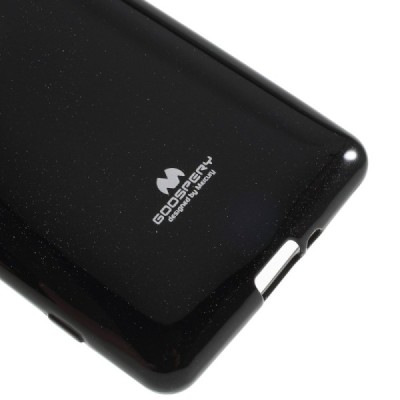 Sony Xperia XZ2 Compact Mercury juodas kieto silikono TPU dėklas - nugarėlė / Priedai.lt