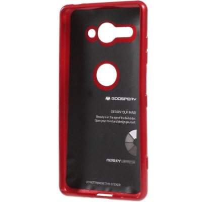 Sony Xperia XZ2 Compact  Mercury raudonas kieto silikono TPU dėklas - nugarėlė / Priedai.lt