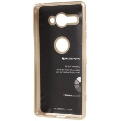 Sony Xperia XZ2 Compact  Mercury auksinis kieto silikono TPU dėklas - nugarėlė / Priedai.lt