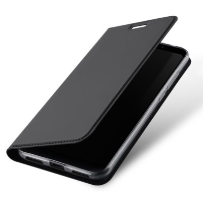 „Dux Ducis“ Skin serijos Xiaomi Redmi 5 juodas odinis atverčiamas dėklas / Priedai.lt