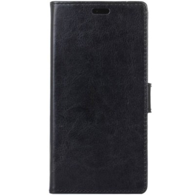 Xiaomi Redmi 5 atverčiamas juodas odinis dėklas, knygutė - piniginė / Priedai.lt