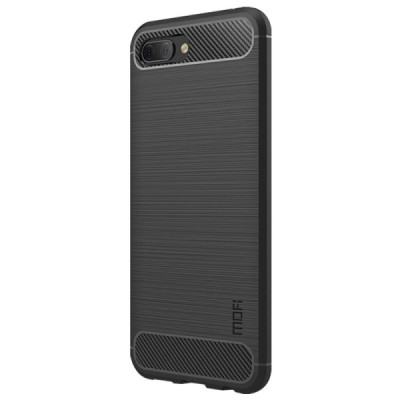 Huawei Honor 10 „Mofi“ kieto silikono TPU juodas dėklas - nugarėlė | Priedai.lt