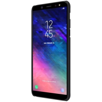 Nillkin Frosted Shield Samsung Galaxy A6 2018 (A600F) juodas plastikinis dėklas / Priedai.lt