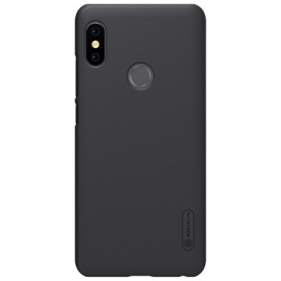 Xiaomi Redmi Note 5 2018 (Redmi Note 5 Pro) Nillkin Frosted Shield juodas plastikinis dėklas / Priedai.lt