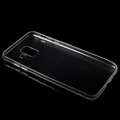 Samsung Galaxy A6 2018 (A600F) skaidrus (permatomas) silikoninis TPU ploniausias pasaulyje dėklas / Priedai.lt