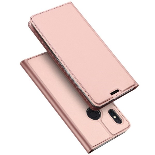 „Dux Ducis“ Skin atverčiamas dėklas - rožinis (Redmi Note 5 2018)
