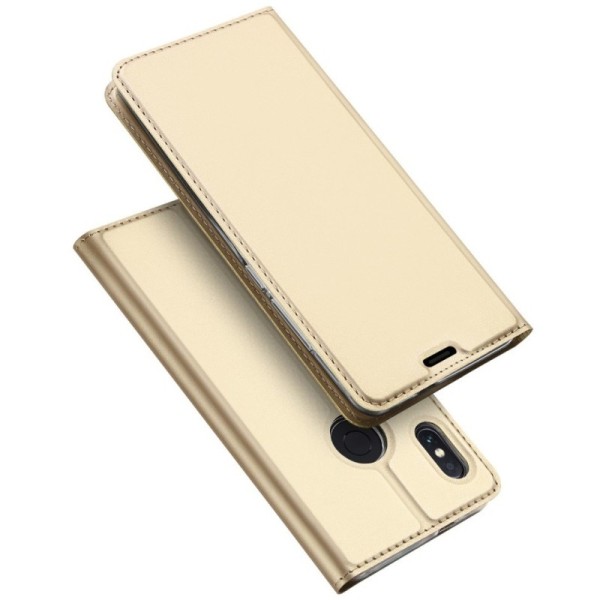 „Dux Ducis“ Skin atverčiamas dėklas - auksinis (Redmi Note 5 2018)