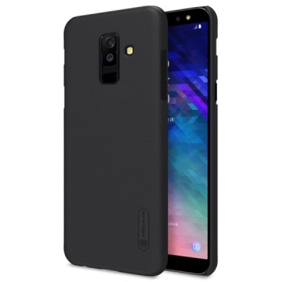 Nillkin Frosted Shield Samsung Galaxy A6+ 2018 (A605F) juodas plastikinis dėklas / Priedai.lt