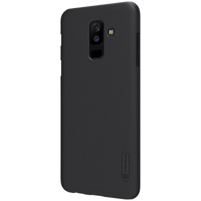 Nillkin Frosted Shield Samsung Galaxy A6+ 2018 (A605F) juodas plastikinis dėklas / Priedai.lt