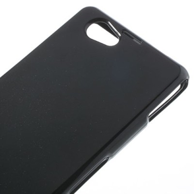 Juodas Sony Xperia Z1 compact TPU dėklas / Priedai.lt