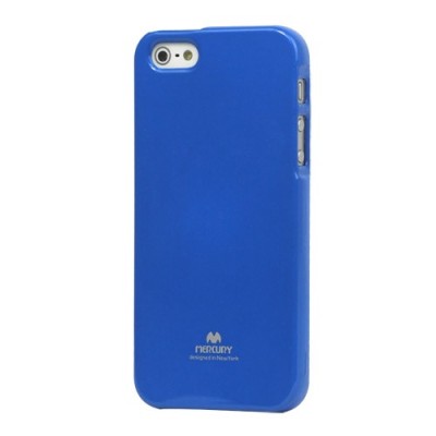 „Mercury“ Color kieto silikono (TPU) mėlynas Apple iPhone SE (5, 5s) dėklas (dėkliukas) / Priedai.lt