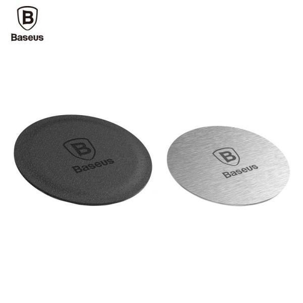 „Baseus“ Magnet Iron lipdukų komplektas (magnetiniam automobilio laikikliui) - juodas / sidabrinis