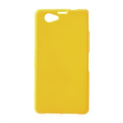Geltonas Sony Xperia Z1 compact TPU dėklas / Priedai.lt