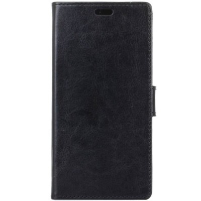 Xiaomi Redmi S2 (Redmi Y2) atverčiamas juodas odinis dėklas - piniginė / Priedai.lt