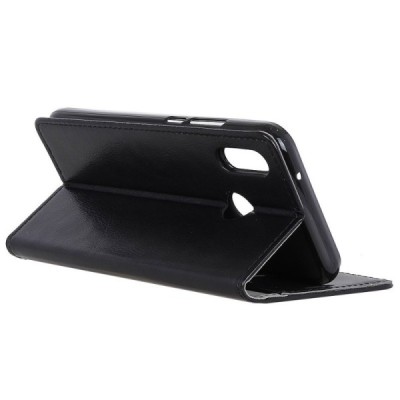 Xiaomi Redmi S2 (Redmi Y2) atverčiamas juodas odinis dėklas - piniginė / Priedai.lt