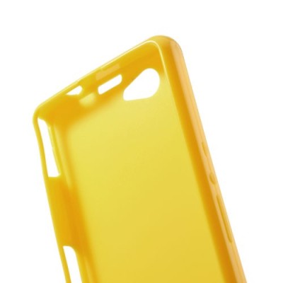 Geltonas Sony Xperia Z1 compact TPU dėklas / Priedai.lt