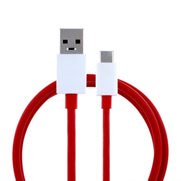 „OnePlus“ Fast Charging USB Type-C laidas - raudonas (1,5 m.)