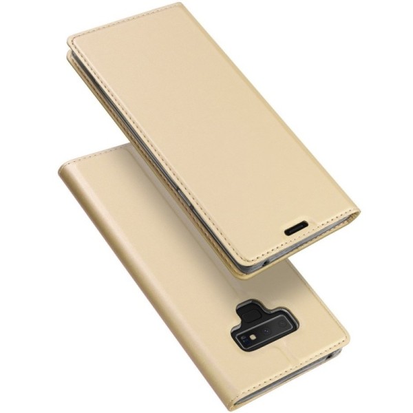 „Dux Ducis“ Skin atverčiamas dėklas - auksinis (Galaxy Note 9)
