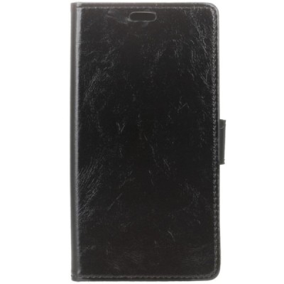 Samsung Galaxy Note 9 (N960F) atverčiamas juodas odinis dėklas - piniginė / Priedai.lt