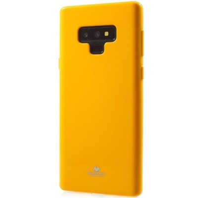 Samsung Galaxy Note 9 (N960F) Mercury geltonas kieto silikono tpu dėklas - nugarėlė / Priedai.lt