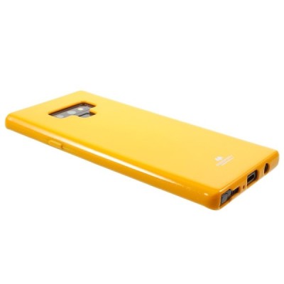 Samsung Galaxy Note 9 (N960F) Mercury geltonas kieto silikono tpu dėklas - nugarėlė / Priedai.lt