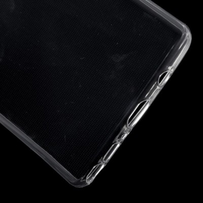 Samsung Galaxy Note 9 (N960F) skaidrus (permatomas) kieto silikono TPU ploniausias pasaulyje bespalvis dėklas / Priedai.lt