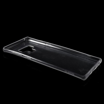 Samsung Galaxy Note 9 (N960F) skaidrus (permatomas) kieto silikono TPU ploniausias pasaulyje bespalvis dėklas / Priedai.lt