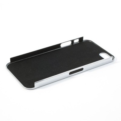Sidabrinis šlifuoto metalo Apple iPhone SE (5, 5s) dėklas / Priedai.lt