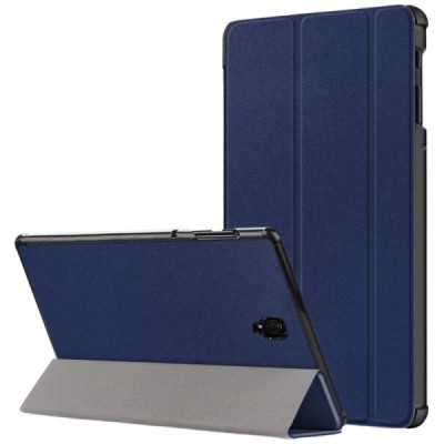 Samsung Galaxy Tab S4 10.5 (T835, T830) atverčiamas mėlynas odinis dėklas - knygutė (sulankstomas) / Priedai.lt