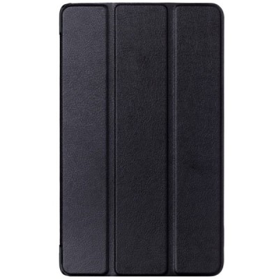 Lenovo Tab4 8.0 (TB-8504F) atverčiamas juodas odinis dėklas (sulankstomas) / Priedai.lt