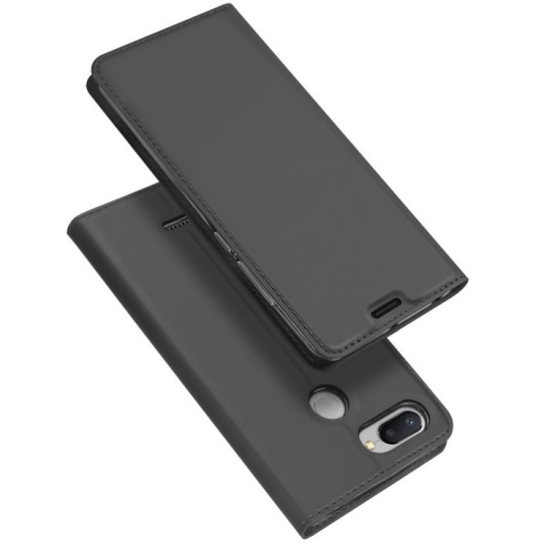 „Dux Ducis“ Skin atverčiamas dėklas - juodas (Redmi 6)