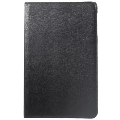 Samsung Galaxy Tab A 10.5 2018 (T590,T595) atverčiamas, sukamas 360 laipsnių, juodas odinis dėklas - stovas / Priedai.lt