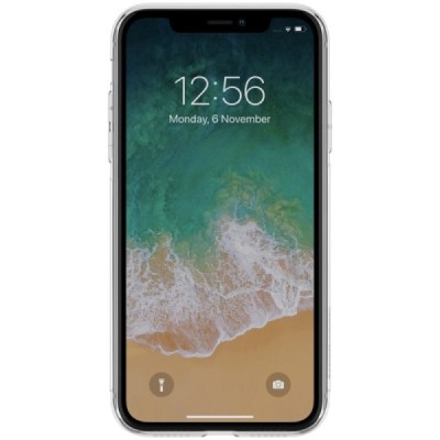 Apple iPhone Xr Nillkin Nature plonas skaidrus (permatomas) silikoninis TPU bespalvis dėklas / Priedai.lt