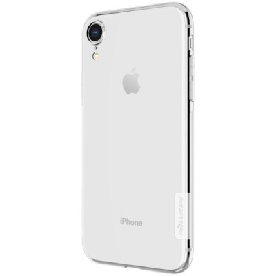 Apple iPhone Xr Nillkin Nature plonas skaidrus (permatomas) silikoninis TPU bespalvis dėklas / Priedai.lt