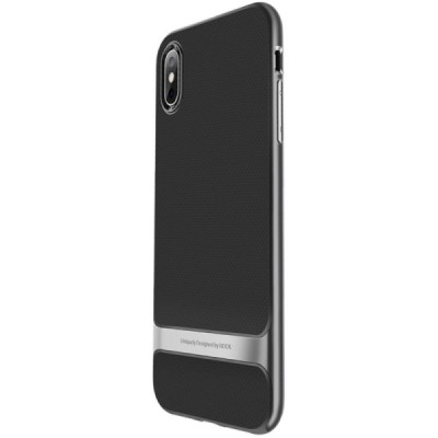 „Rock“ Royce sustiprintos apsaugos Apple iPhone Xs Max juodas kieto silikono (TPU) ir plastiko dėklas / Priedai.lt