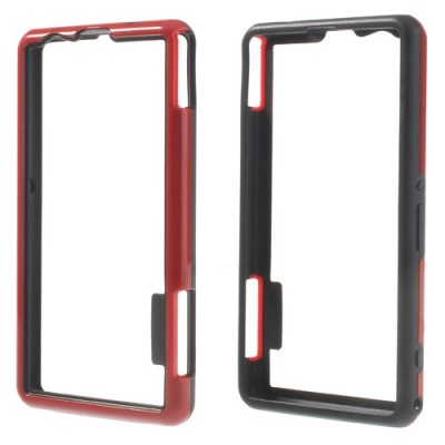 Raudonas Sony Xperia Z1 compact TPU rėmelis / Priedai.lt