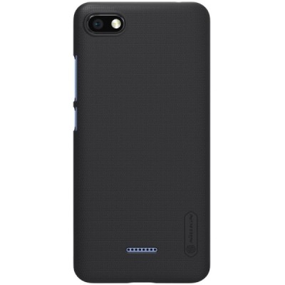 Xiaomi Redmi 6A Nillkin Frosted Shield juodas plastikinis dėklas / Priedai.lt