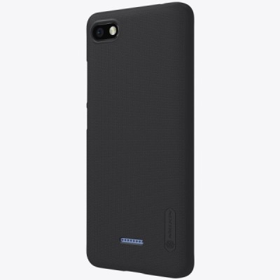 Xiaomi Redmi 6A Nillkin Frosted Shield juodas plastikinis dėklas / Priedai.lt