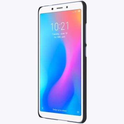 Xiaomi Redmi 6A Nillkin Frosted Shield juodas plastikinis dėklas / Priedai.lt