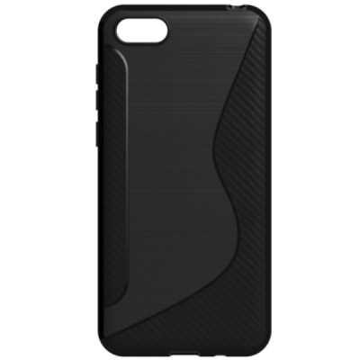Huawei Y5 2018 (Honor 7S) S-Line kieto silikono (TPU) dėklas juodas - nugarėlė / Priedai.lt