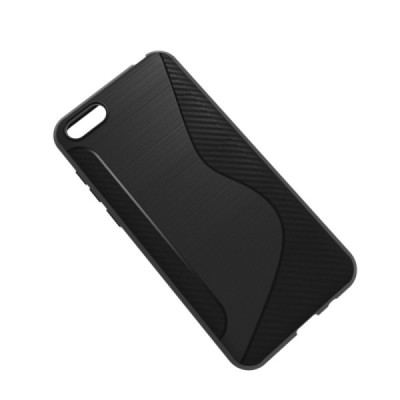 Huawei Y5 2018 (Honor 7S) S-Line kieto silikono (TPU) dėklas juodas - nugarėlė / Priedai.lt