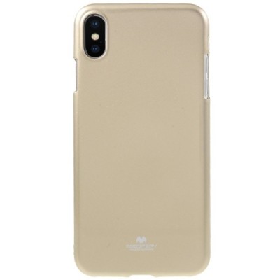 Apple iPhone Xs Max Mercury auksinis kieto silikono TPU dėklas - nugarėlė / Priedai.lt
