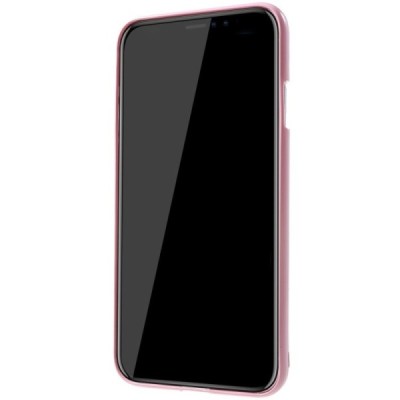 Apple iPhone Xs Max Mercury šviesiai rožinis kieto silikono TPU dėklas - nugarėlė / Priedai.lt