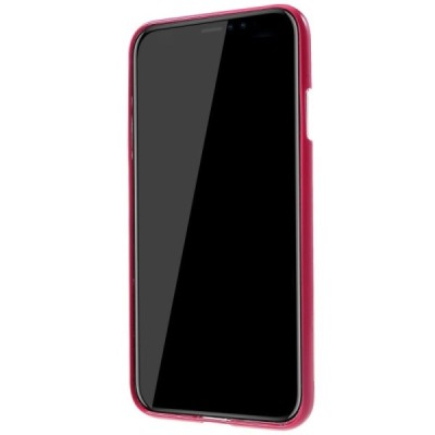Apple iPhone Xs Max Mercury tamsiai rožinis kieto silikono TPU dėklas - nugarėlė / Priedai.lt